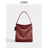 LOSEA Ruyi Moire Bucket Wedding Bag Red Bag