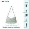 JACD New Brown Large-capacity Tote Bag Chain Bag Shoulder Messenger Bag
