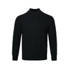 MADEEXTREME Twisted Pit Strip Shoulder Ramp Zipper Casual Knit Long Sleeve
