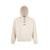 EME Retro Lobster Buckle Niche Design Silhouette Hooded Sweater