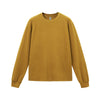 Warm Shoulder-plugged Long-sleeved Solid-color Crew Neck Bottoming Shirt
