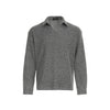 Jimmy Men's Retro Old Money Style POLO Neck Knitted Sweater Casual Long Sleeve Knitted Top