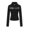 Pokiov Lapel Inside with Base Turtleneck Short Sweater Knitted Sweater