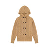 Tide Lazy Cardigan Button Hooded Sweater Knitted Sweater