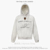 TRYTHMCLUB Vintage Do Old Letter Print Oversize Hooded Sweater