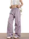 Jimmy Loose Straight Tie Casual Overalls