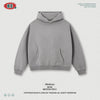 BE Pure Cotton Bristle Fried Snowflake Shoulder Hooded Sweater
