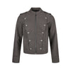 EME Solid Color Retro Military Style Design Sense Fashion Versatile Jacket