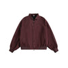STAFFPICK Trendy Retro Washed Stand-up Collar Bomber Jacket