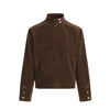 Pre-fall  Vintage Harrington Stand-Up Suede Brown Jackets
