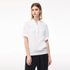Following The Old Money Style Texture V-neck Cotton and Linen Shirt Half-sleeved T-shirt