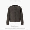 TRYTHMCLUB Knitted Cardigan Wool Sweater