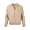 "Mercerized Wool Blend" Simple Casual Premium Button Cardigan Sweater