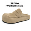 Platform-soled Casual One-pedal Versatile Boken Shoes