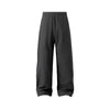 UNF Thickened Comfortable Loose Straight Casual Pants in black, perfect for autumn and winter wear.