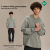 Artiemaste Fake Two Pieces Curled Crew Neck Long Sleeves