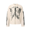 GLFS Skeleton Print Design Sense Long Sleeve