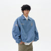 Jimmy Vintage Workwear Blazer Pullover Denim Boxy Jacket