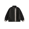 STAFFPICK Vintage Campus Style Loose Stand Collar Tooling Jacket