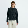 Cashmere Acetate Old Money Wind Henry Neck Elastic Knitted Sweater Long Sleeves