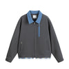 STIWAUP Design Sense Casual Color Contrast Lapel Jacket