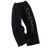 Pokiovo Vintage Hot Diamond Drawstring Loose Casual Pants Women's Wide Leg Sweatpants Trousers
