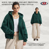 Artiemaster  Autumn and Winter Zipper Cardigan Shoulder Hooded Fleece Sweater