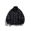 UNDREST Loose Stand-up Collar Pocket Denim Jacket