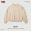BE Ribbed Crew Neck Sweater Flower Yarn Straight Pants Set