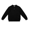 Lyocell Blended Vertical Strips Simple Loose Sweater Polo Shirt Knitted Top Autumn and Winter