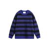 OUSWE Vintage Striped Pullover Knitted Sweater