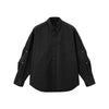 INFLATION Vintage Lapel Pocket Pure Cotton Tooling Cardigan Shirt