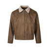 EME Vintage Contrast Star Bright Line Zipper Cleanfit Profile Jacket