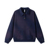 STIWAUP Vintage College Style POLO Shirt Lapel Sweater