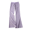 Pokiovo Spice Girl Loose and Skinny Casual Low Waist Micro Pants Set