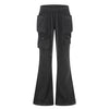 11KN Multi-pocket Drawstring Slim Casual Overalls Paratrooper Pants