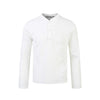 "Three-dimensional Vertical Henry Collar" Three-button Elegant Autumn Thin Blouse Long-sleeved T-shirt