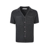 MADEEXTREME Lapel Polo Pocket Texture Cardigan Short Sleeve
