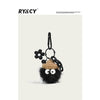 Rycr Plush Briquettes Hang Cute Pendant Keychain