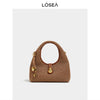 LOSEA Oriental Aesthetic Gourd Straw Bag Vacation Style Shoulder Bag