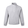 MADEEXTREME Lyocell Blended Half-zip Stand-up Sweater