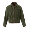 WHOLATE Vintage Corduroy Fake Two-Piece Tooling Jacket