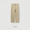 BE Men's Loose Fleece Solid Color Casual Pants