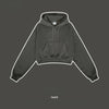 BE Women's Spring Hooded Pullover Sweatshirt Fleece Thickened Sexy Girl Crop Top Hoodie