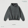 BE Men's Oversize Vintage Washed Pocket Hoodie