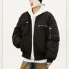 MADEEXTREME Classic Multi-pocket Thickened Cotton Bomber Jacket