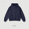 BE Men's Oversize Vintage Washed Pocket Hoodie