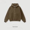 BE Loose Fleece Solid Zip Hoodie