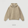 BE Loose Fleece Solid Zip Hoodie
