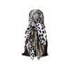 Leopard Print Silk Square Scarf Retro Hip Hop Cool Bandana